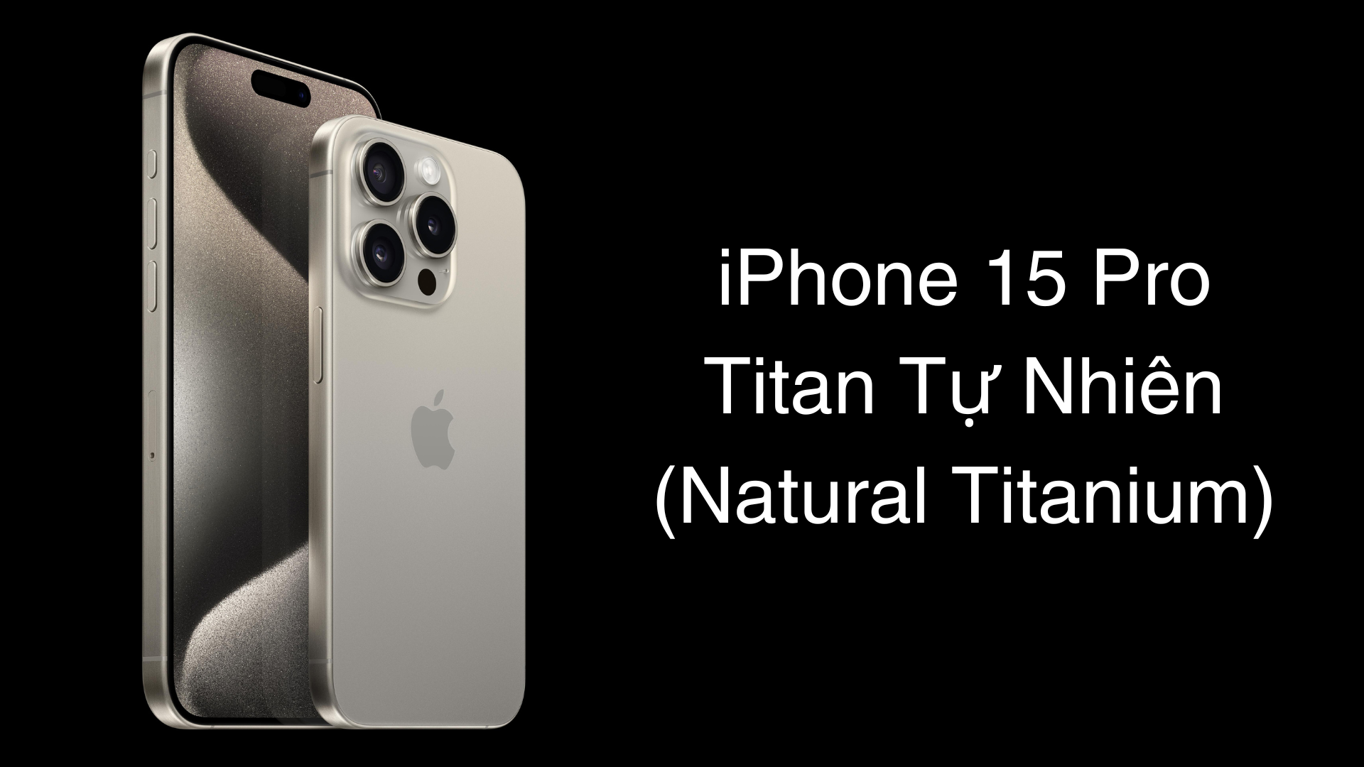 iPhone 15 Pro màu Titan Tự Nhiên phù hợp với những phong cách mang hơi hướng cổ điển, quý phái